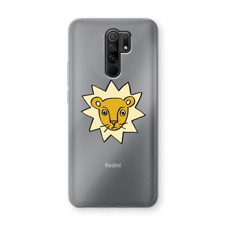 Kleine leeuw: Xiaomi Redmi 9 Transparant Hoesje