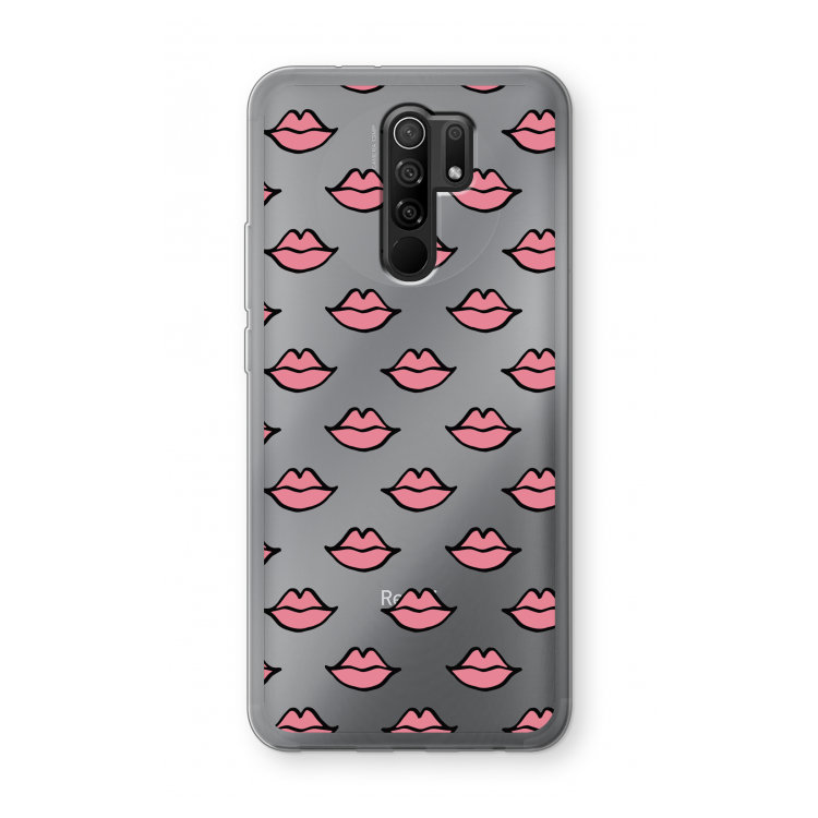 Lipjes: Xiaomi Redmi 9 Transparant Hoesje