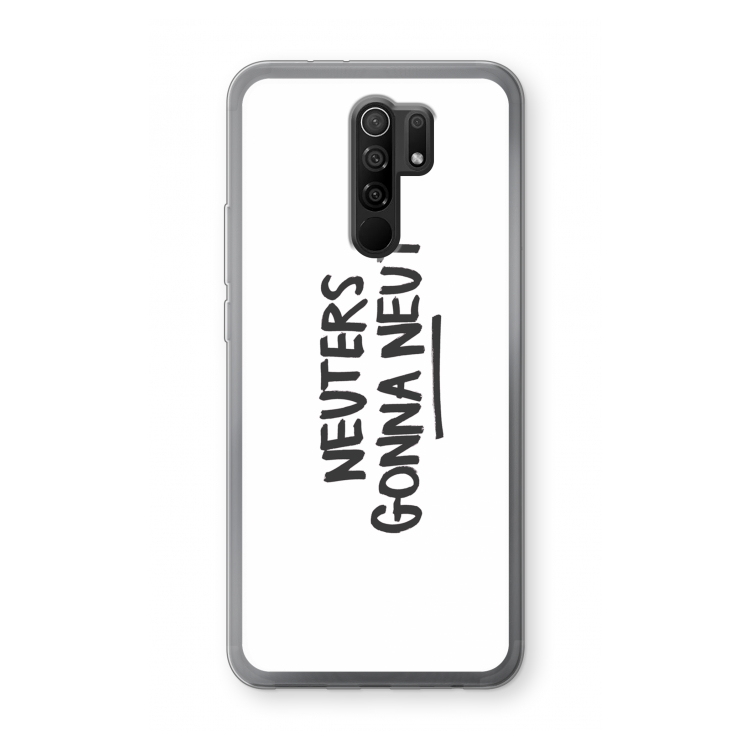 Neuters: Xiaomi Redmi 9 Transparant Hoesje