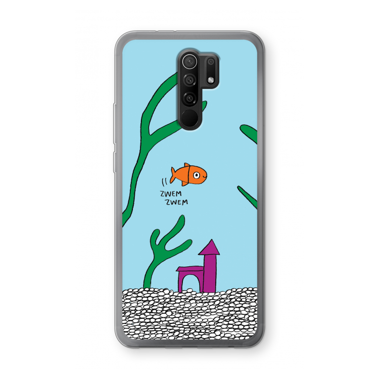 Aquarium: Xiaomi Redmi 9 Transparant Hoesje