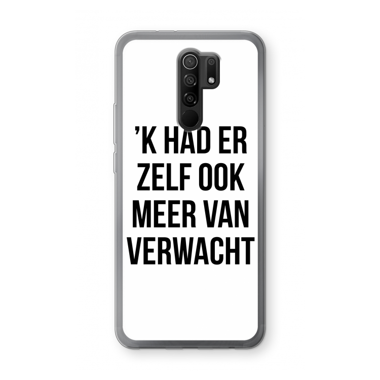 Meer verwacht: Xiaomi Redmi 9 Transparant Hoesje