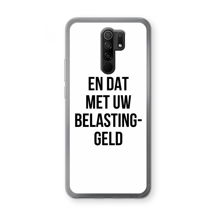 Belastinggeld: Xiaomi Redmi 9 Transparant Hoesje