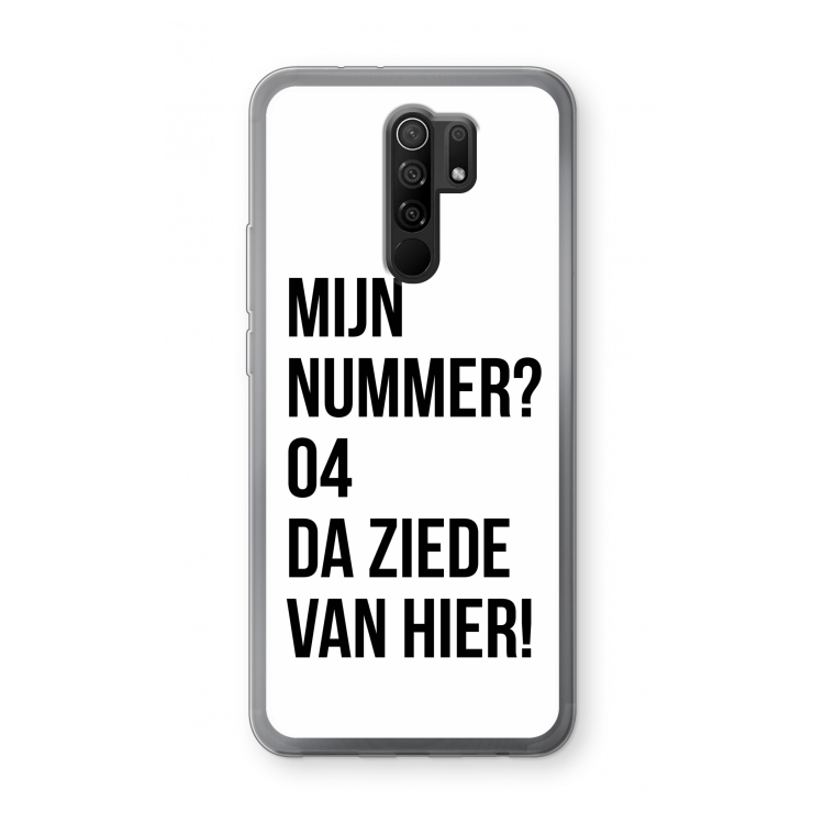 Da ziede van hier: Xiaomi Redmi 9 Transparant Hoesje