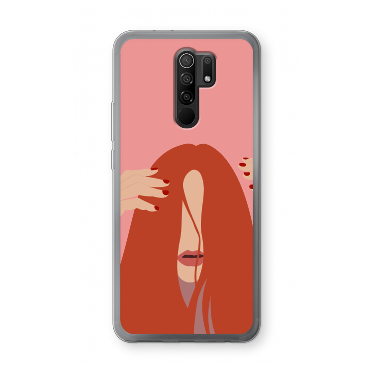 Woke up like this: Xiaomi Redmi 9 Transparant Hoesje