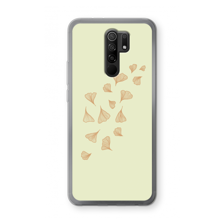 Falling Leaves: Xiaomi Redmi 9 Transparant Hoesje