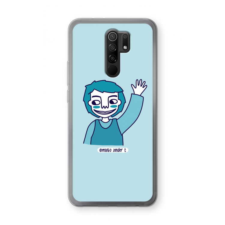 Zwaai: Xiaomi Redmi 9 Transparant Hoesje