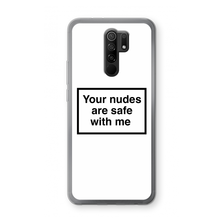 Safe with me: Xiaomi Redmi 9 Transparant Hoesje