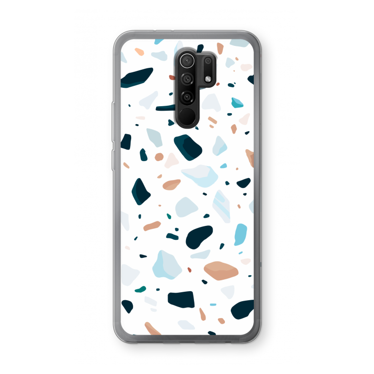 Terrazzo N°13: Xiaomi Redmi 9 Transparant Hoesje