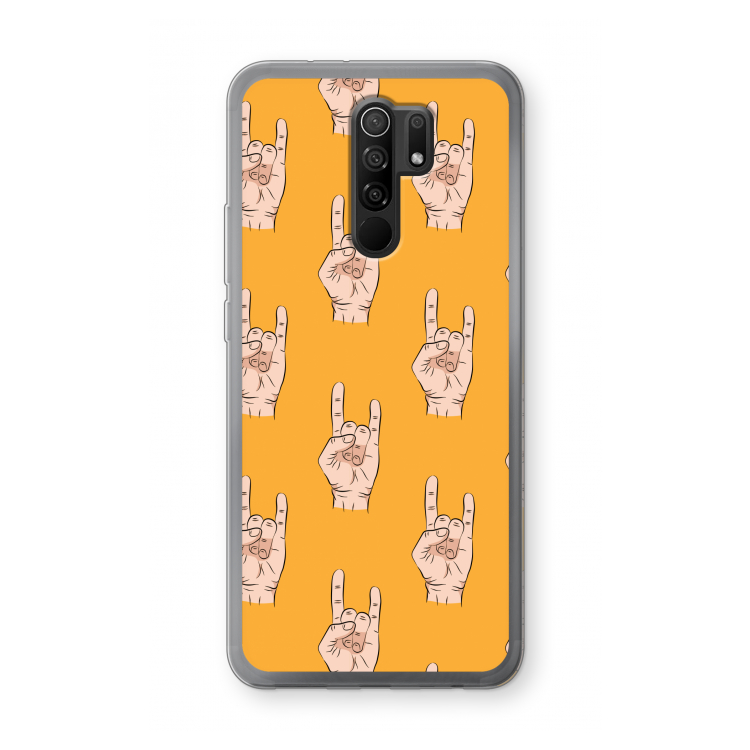 Rock: Xiaomi Redmi 9 Transparant Hoesje