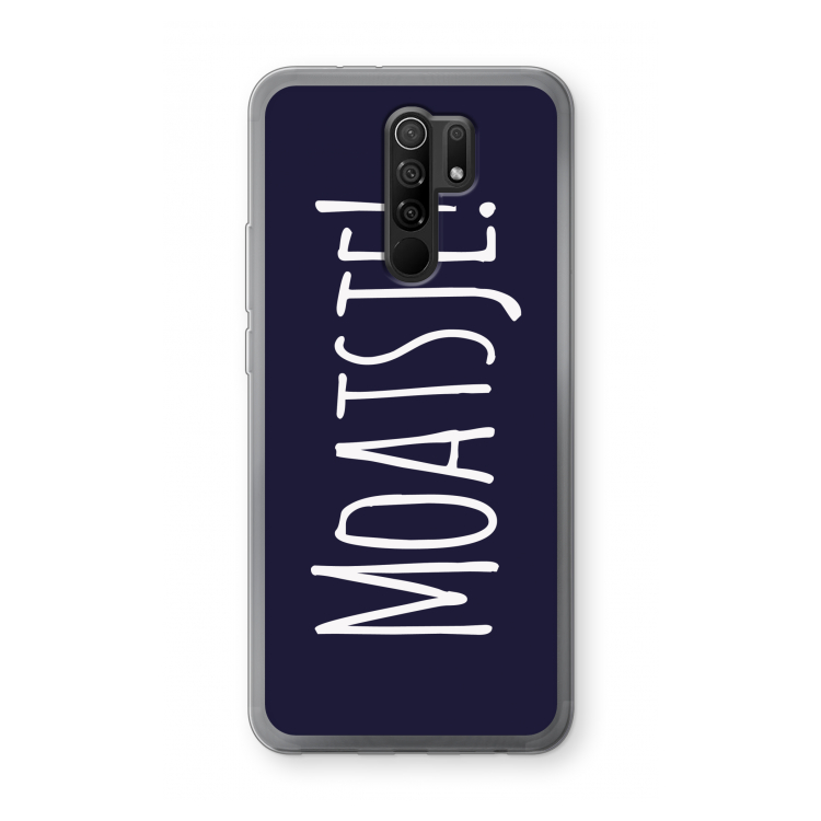 Moatsje!: Xiaomi Redmi 9 Transparant Hoesje
