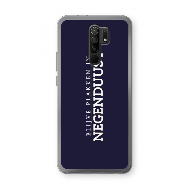 Blijve plakken in Negenduust: Xiaomi Redmi 9 Transparant Hoesje