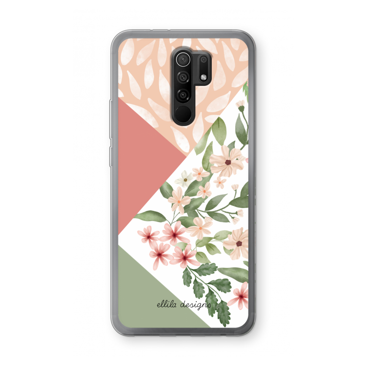 Sweet heaven geometrics: Xiaomi Redmi 9 Transparant Hoesje