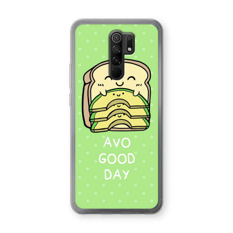 Avo Good Day: Xiaomi Redmi 9 Transparant Hoesje