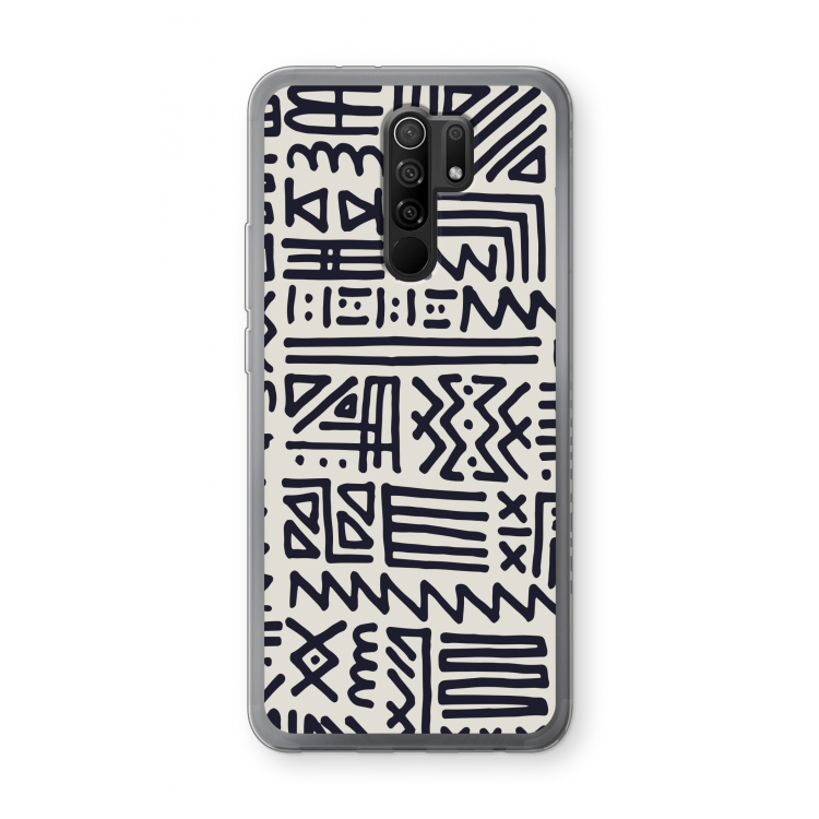 Marrakech print: Xiaomi Redmi 9 Transparant Hoesje