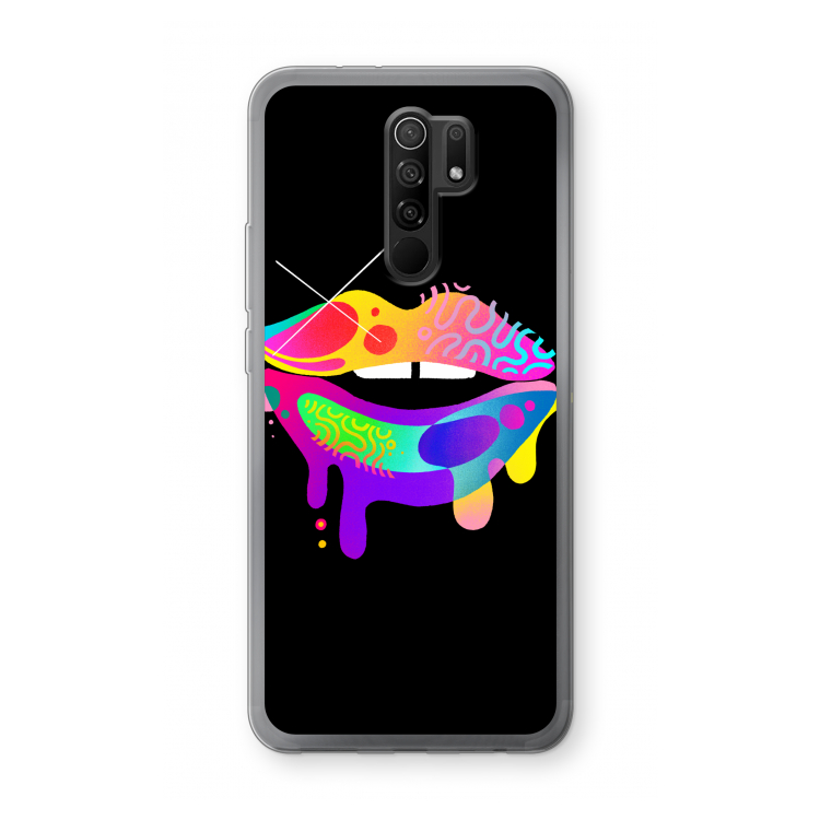 Lip Palette: Xiaomi Redmi 9 Transparant Hoesje