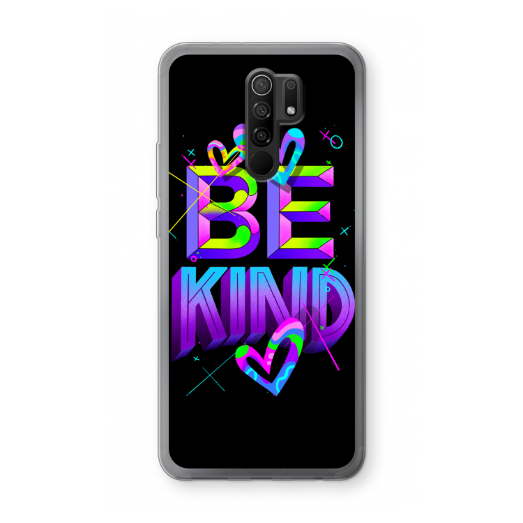 Be Kind: Xiaomi Redmi 9 Transparant Hoesje