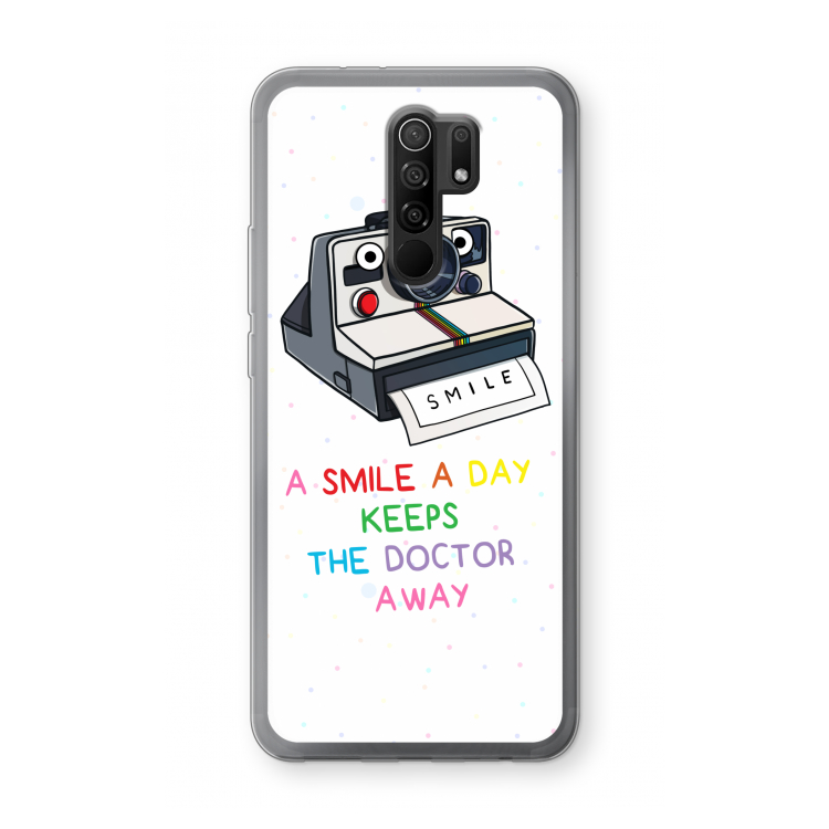 Smile: Xiaomi Redmi 9 Transparant Hoesje