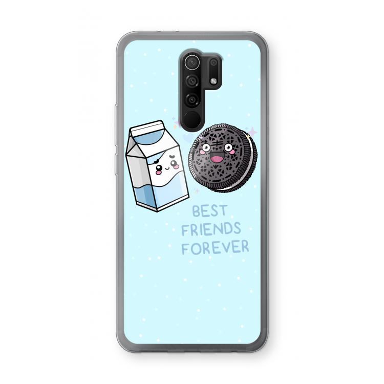 Best Friend Forever: Xiaomi Redmi 9 Transparant Hoesje