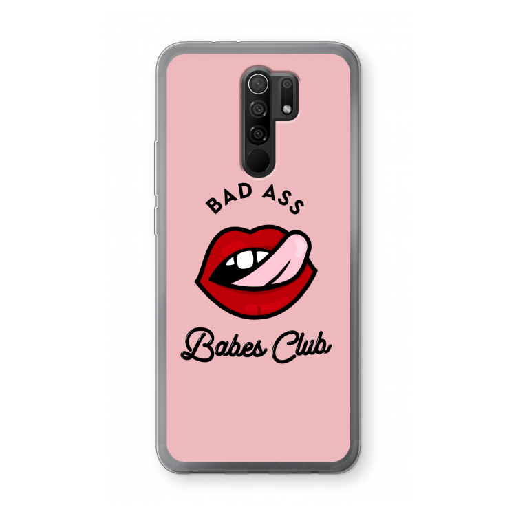 Badass Babes Club: Xiaomi Redmi 9 Transparant Hoesje