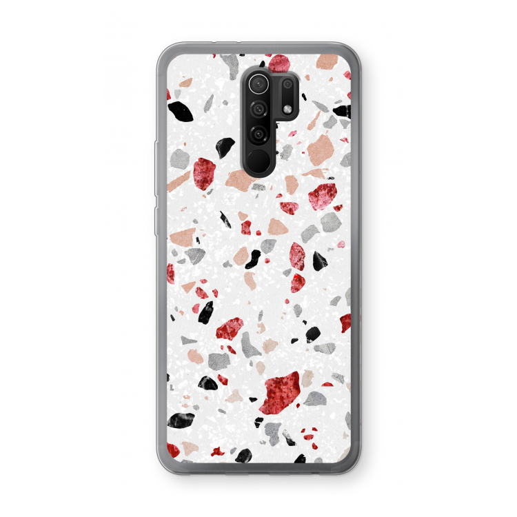 Terrazzo N°12: Xiaomi Redmi 9 Transparant Hoesje