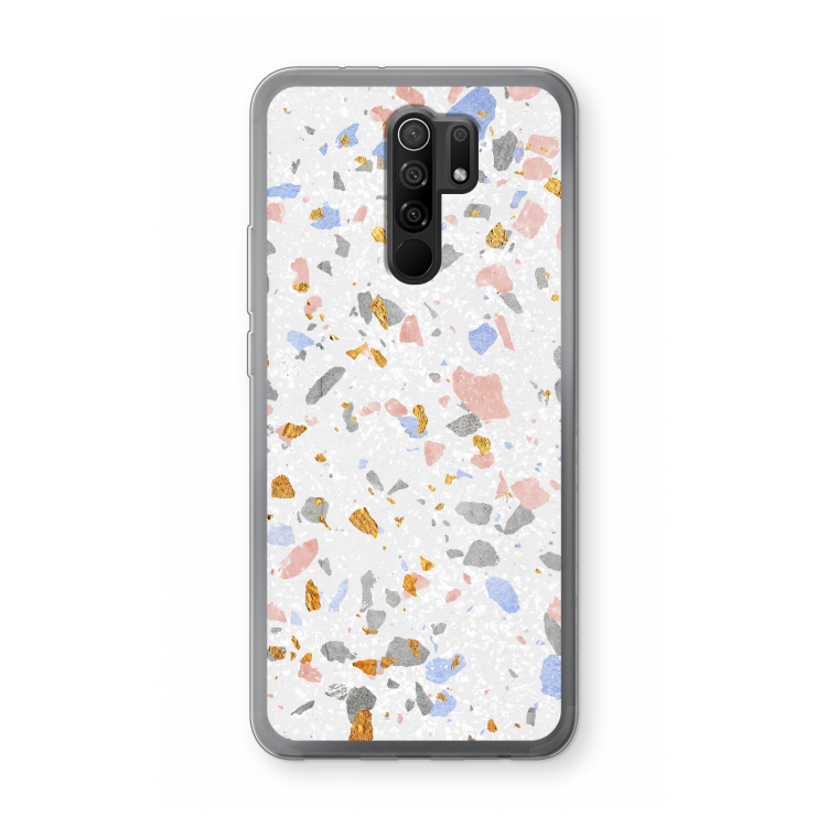 Terrazzo N°8: Xiaomi Redmi 9 Transparant Hoesje