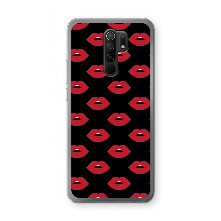 Lips: Xiaomi Redmi 9 Transparant Hoesje