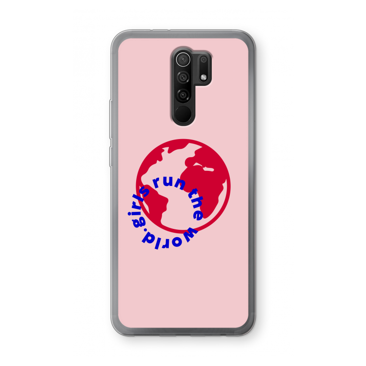 Run The World: Xiaomi Redmi 9 Transparant Hoesje