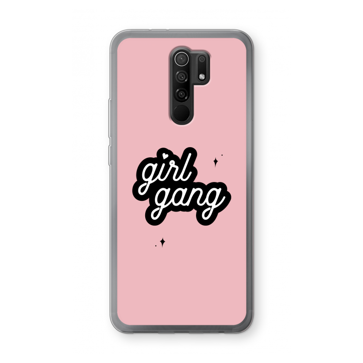 Girl Gang: Xiaomi Redmi 9 Transparant Hoesje