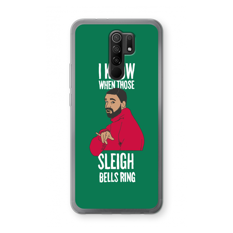 Sleigh Bells Ring: Xiaomi Redmi 9 Transparant Hoesje
