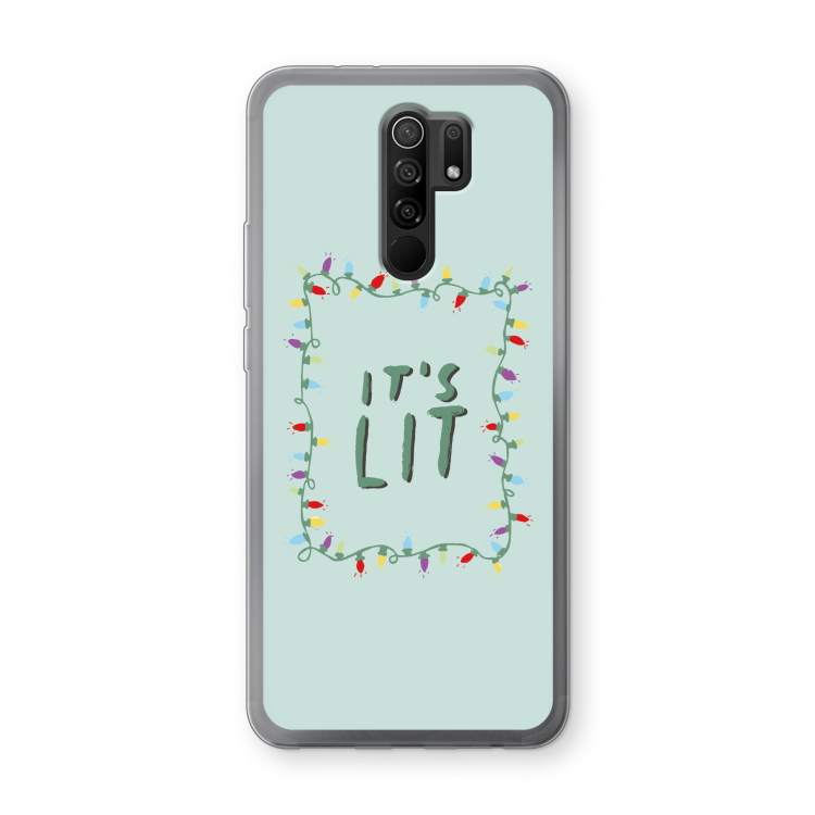 It's Lit: Xiaomi Redmi 9 Transparant Hoesje