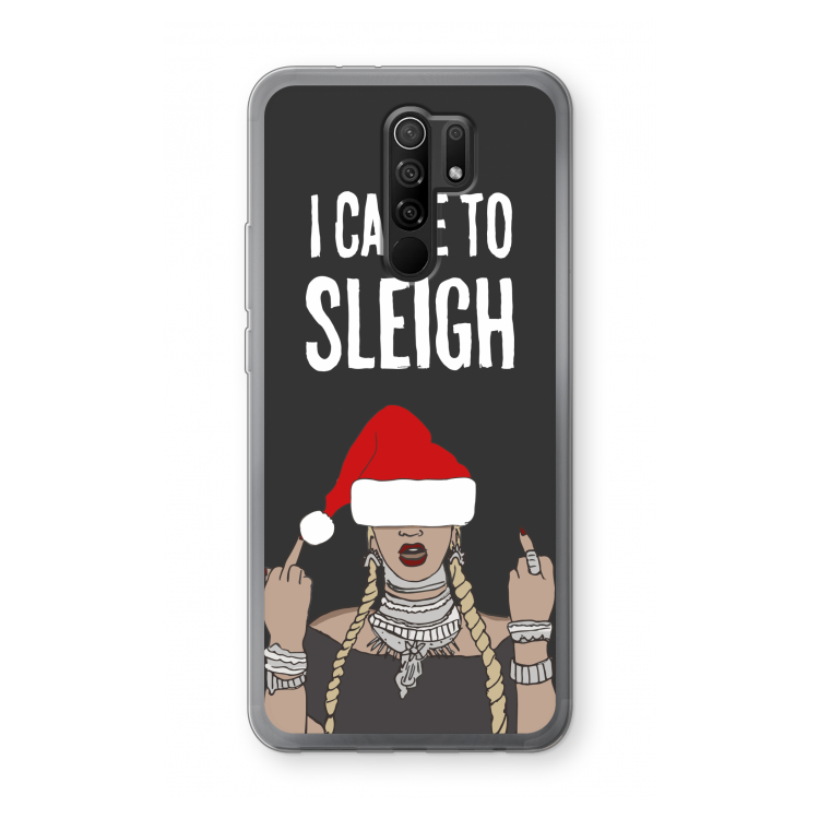 Came To Sleigh: Xiaomi Redmi 9 Transparant Hoesje