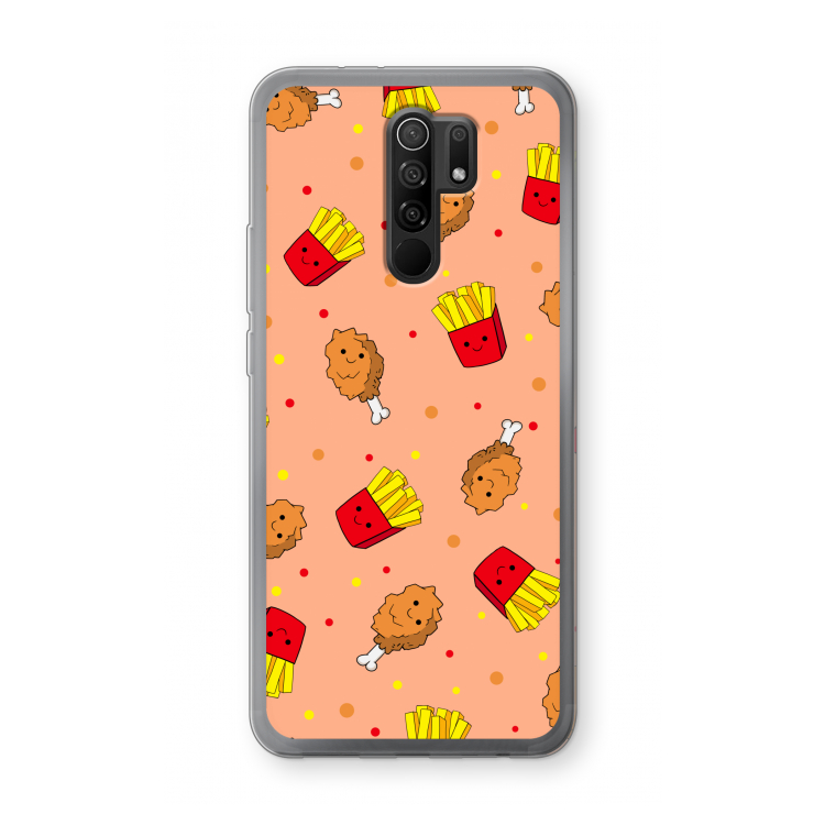 Chicken 'n Fries: Xiaomi Redmi 9 Transparant Hoesje