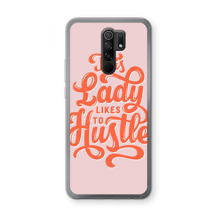 Hustle Lady: Xiaomi Redmi 9 Transparant Hoesje