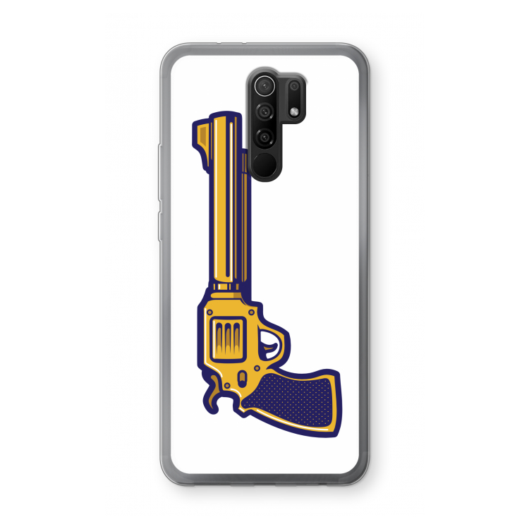 Pew Pew Pew: Xiaomi Redmi 9 Transparant Hoesje