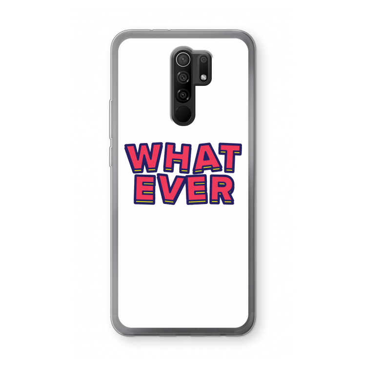 Whatever: Xiaomi Redmi 9 Transparant Hoesje