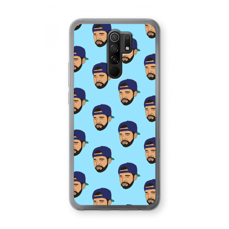 Drake Away: Xiaomi Redmi 9 Transparant Hoesje