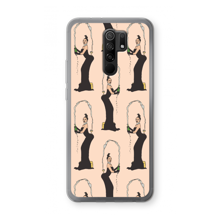 Pop Some Kim: Xiaomi Redmi 9 Transparant Hoesje
