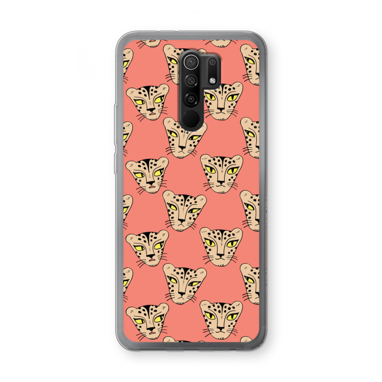Tijger: Xiaomi Redmi 9 Transparant Hoesje