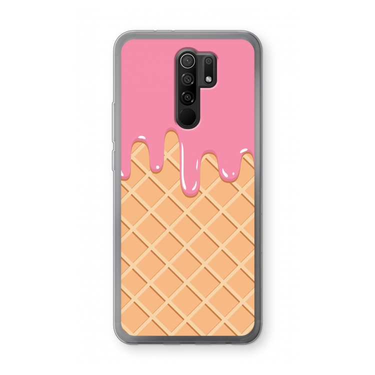 Ice cream: Xiaomi Redmi 9 Transparant Hoesje