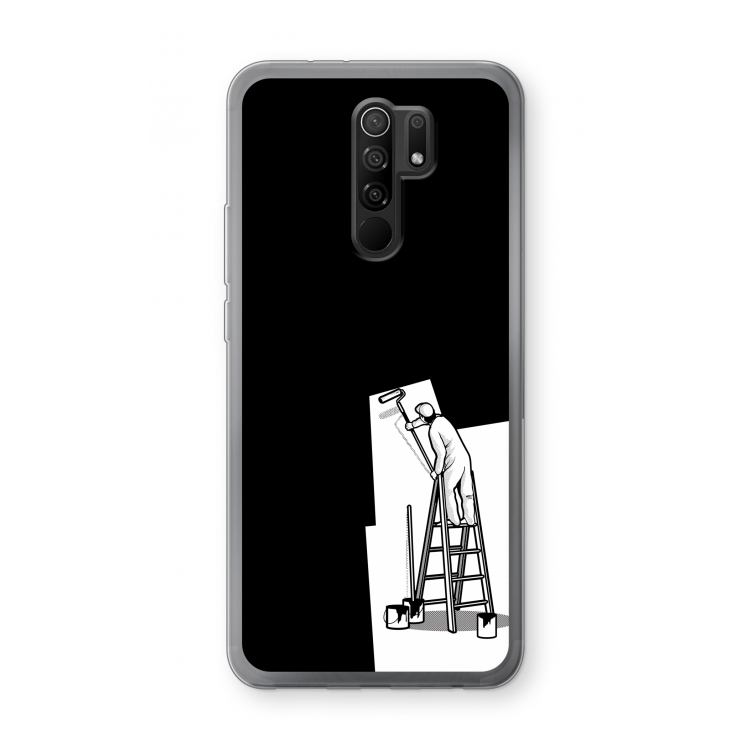 Musketon Painter: Xiaomi Redmi 9 Transparant Hoesje