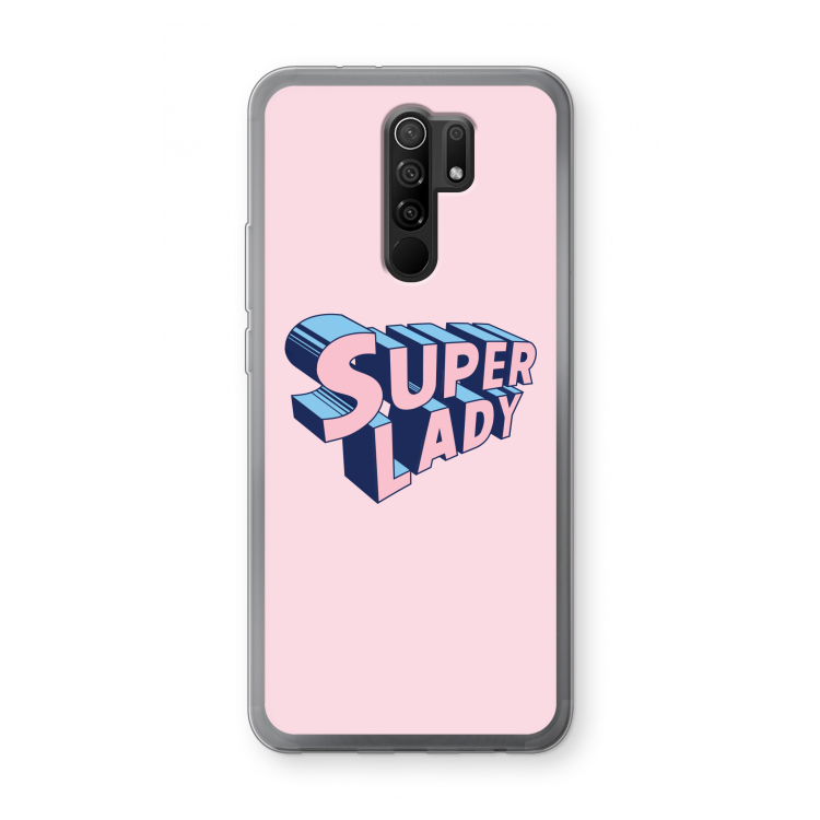 Superlady: Xiaomi Redmi 9 Transparant Hoesje