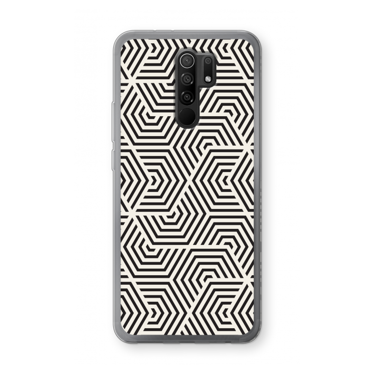 Magic pattern: Xiaomi Redmi 9 Transparant Hoesje