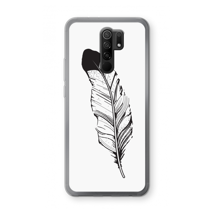 Pluim: Xiaomi Redmi 9 Transparant Hoesje