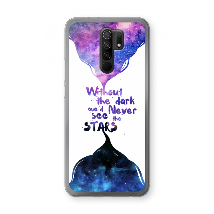 Stars quote: Xiaomi Redmi 9 Transparant Hoesje