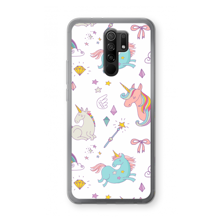 Fantasiewereld: Xiaomi Redmi 9 Transparant Hoesje