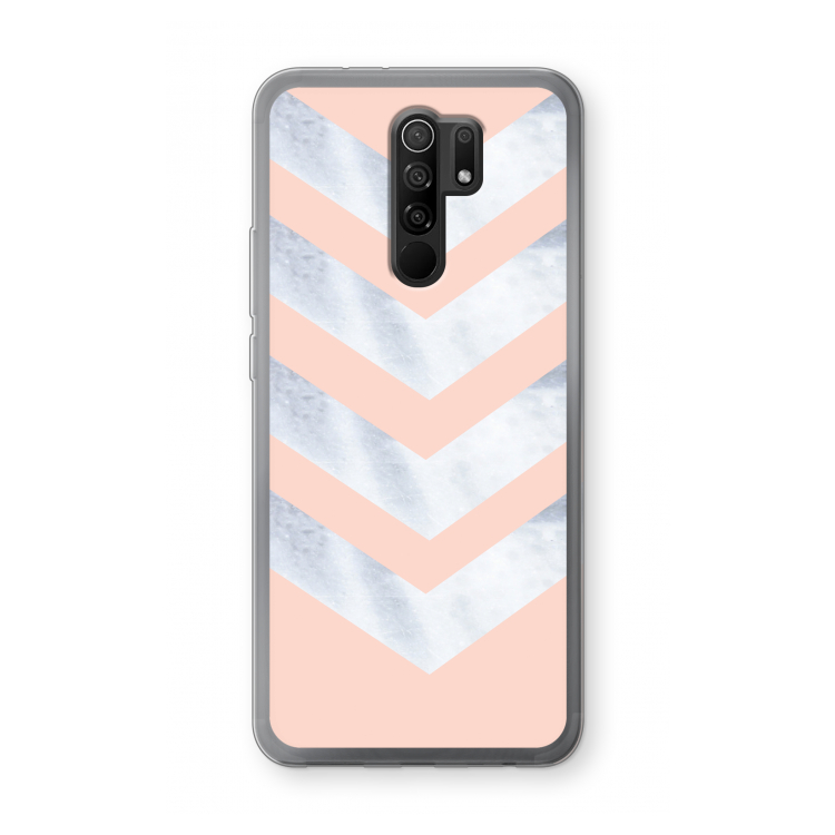 Marmeren pijlen: Xiaomi Redmi 9 Transparant Hoesje