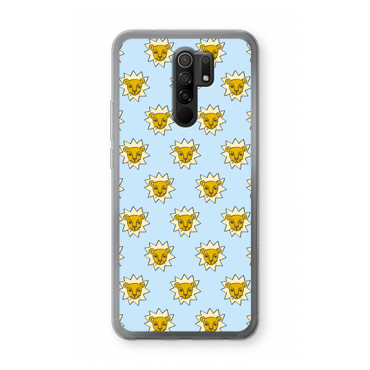 Leeuwenkoppen: Xiaomi Redmi 9 Transparant Hoesje