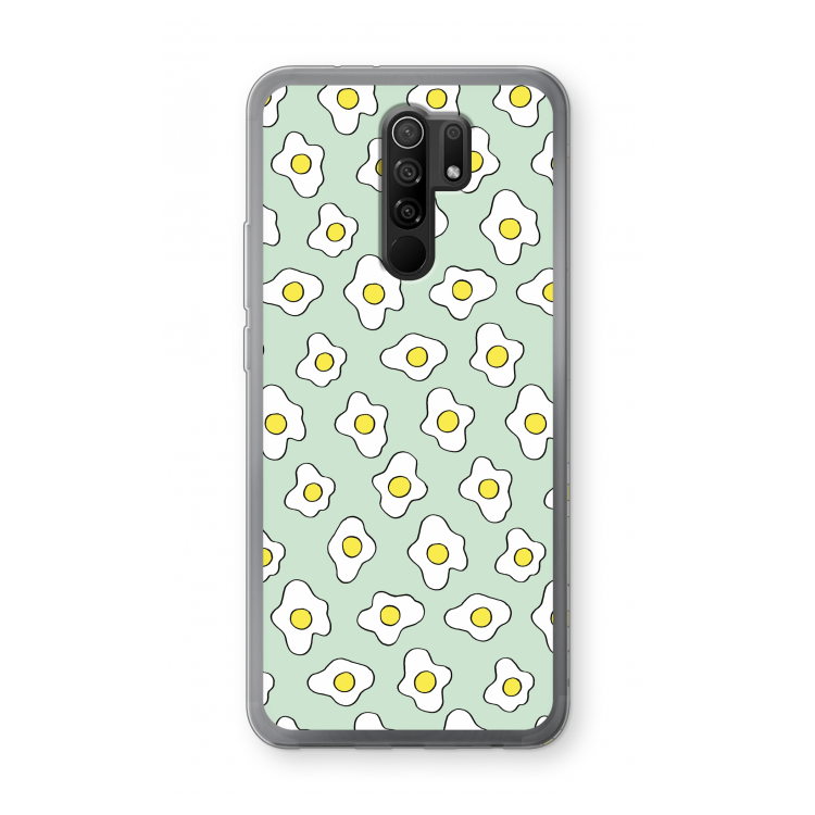 Spiegeleitjes: Xiaomi Redmi 9 Transparant Hoesje