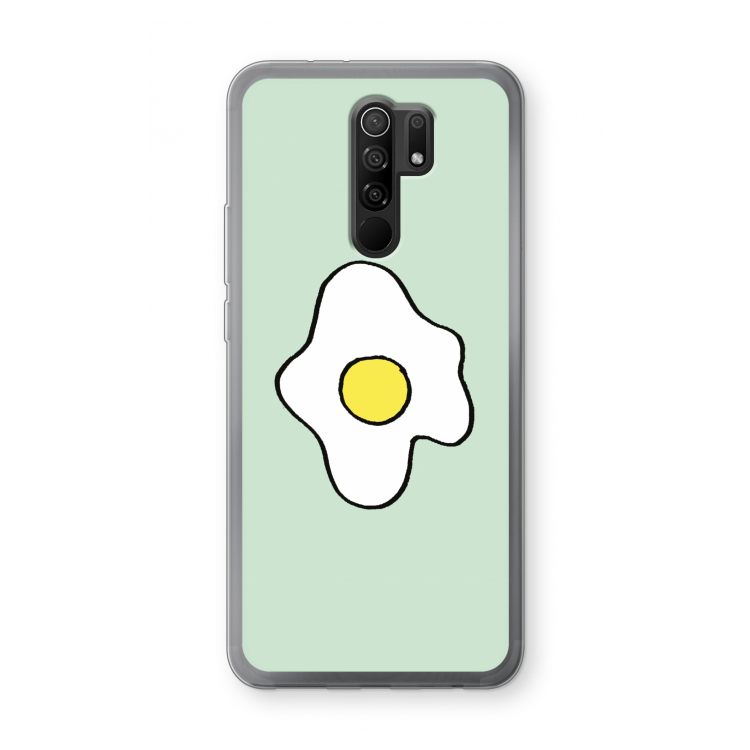 Spiegelei: Xiaomi Redmi 9 Transparant Hoesje