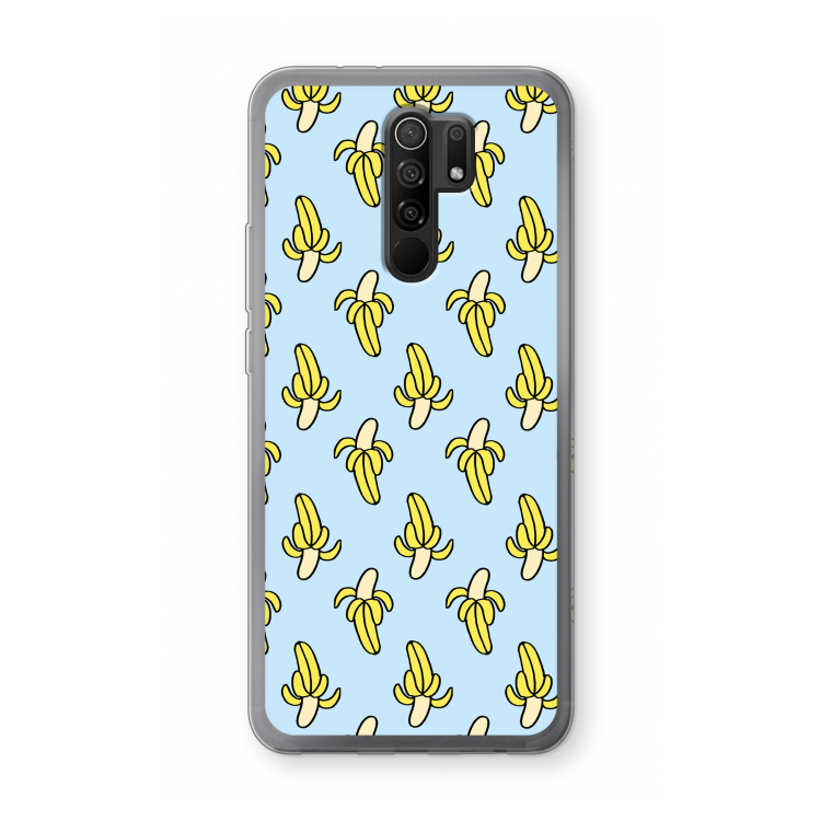 Bananas: Xiaomi Redmi 9 Transparant Hoesje